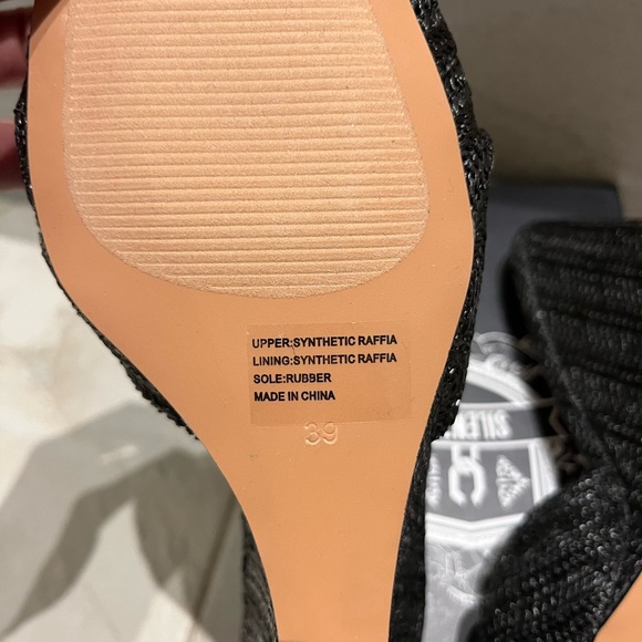 Silent D Black Katia Wedge Sandals - Picture 5 of 5